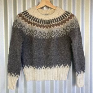 Vintage Nordic Knit Sweater